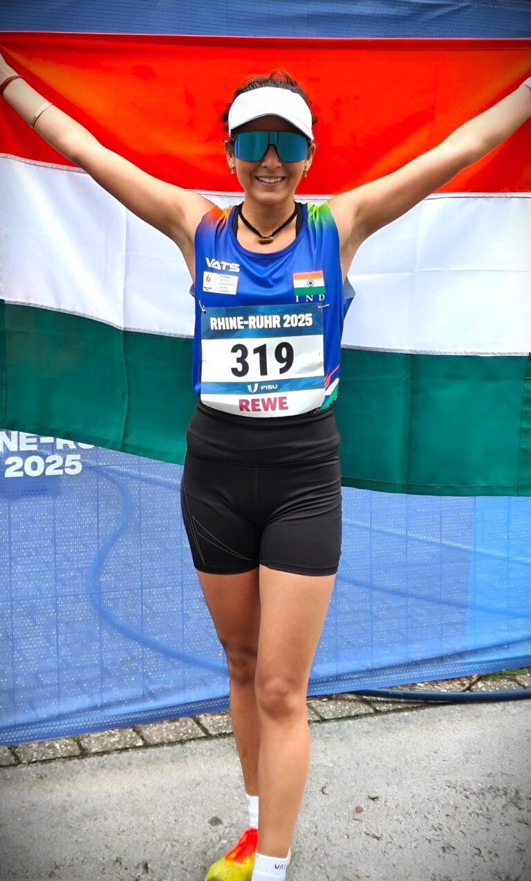 देवभूमि उत्तराखंड की बेटी मानसी नेगी ने राइन-रूहर, जर्मनी में आयोजित FISU विश्व विश्वविद्यालय खेल 2025 में वॉक रेस टीम स्पर्धा में कांस्य पदक जीतकर देश और राज्य का नाम रोशन किया है।