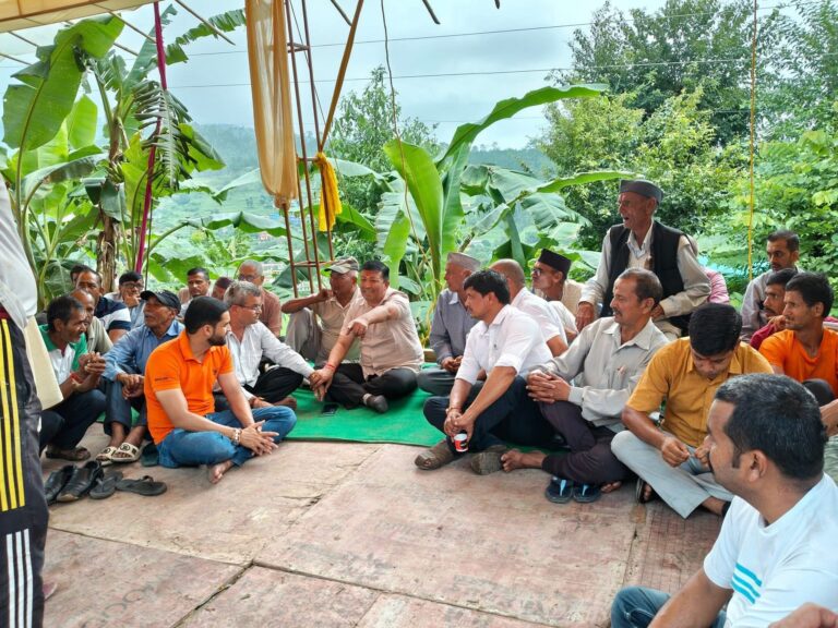  देवनाई ग्राम पंचायत में दस दिवसीय आंठू भगवती जागरण का आगाज़ 🌸