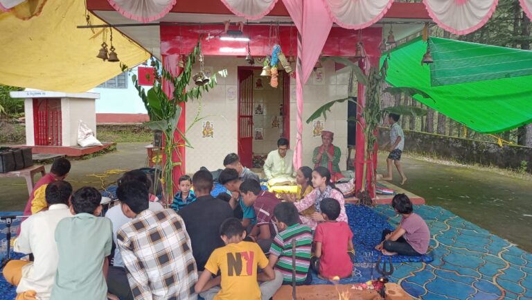 ग्राम पंचायत मालदे के सिटोली गांव में अखंड रामायण पाठ का आयोजन