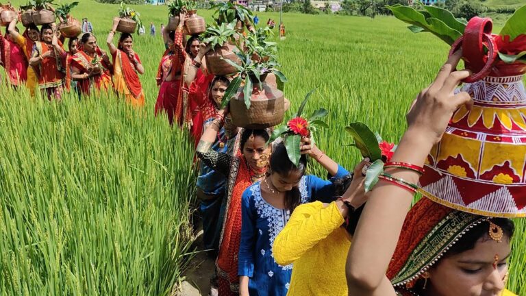 पंचमी की रात जागरण में गुजंगे जयकारे, महिलाओं की जलकलश यात्रा से भक्ति में डूबा पूरा क्षेत्र