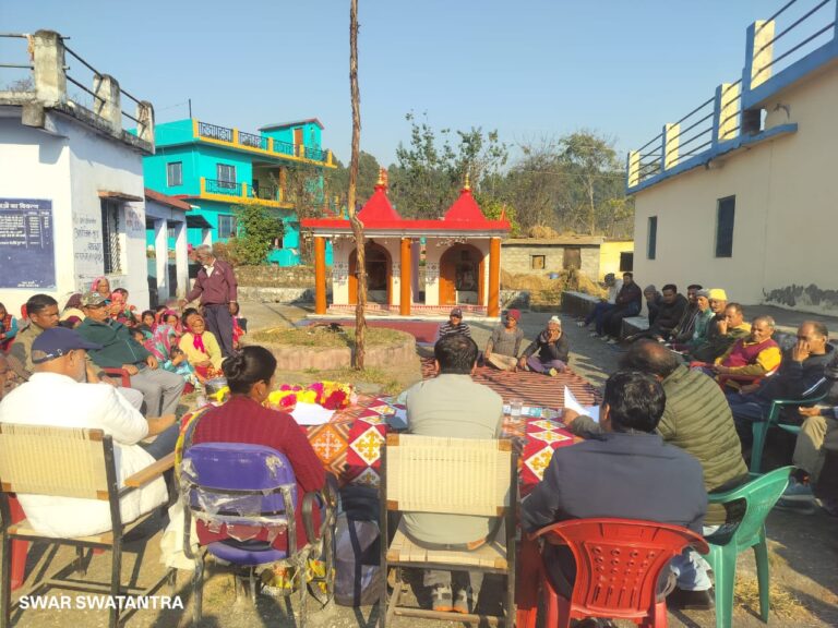 ग्राम सभा की पहली खुली बैठक में विकास की दिशा तय, योजनाओं पर ग्रामीणों ने रखे सुझाव