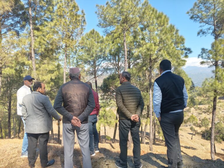 उपजिला चिकित्सालय की दिशा में बड़ा कदम, भूमि चयन के लिए प्रस्तावित स्थल का निरीक्षण