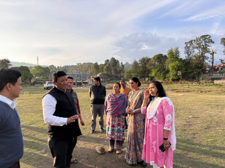 कत्यूर महोत्सव गरुड़ 2026 की तैयारियों ने पकड़ी रफ्तार, जनप्रतिनिधियों ने किया स्थल का निरीक्षण