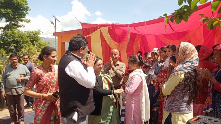 पहली बार ग्राम पंचायत माल्दे में आयोजित हुआ स्वागत और धन्यवाद कार्यक्रम 