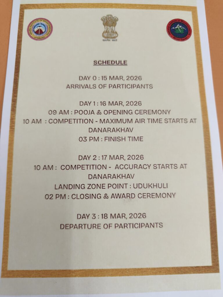 आसमान में उड़ान का रोमांच, देशभर के पायलट जुटेंगे… दो दिवसीय पैराग्लाइडिंग फेस्ट में राज्य मंत्री होंगे मुख्य अतिथि