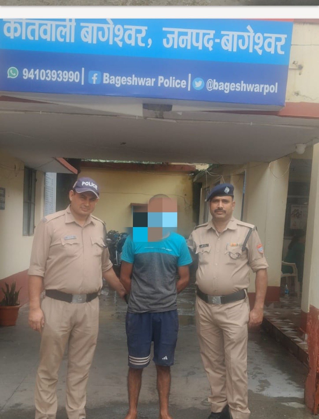ऑपरेशन प्रहार: सार्वजनिक स्थान पर हुड़दंग और शांति भंग करने वाला व्यक्ति गिरफ्तार